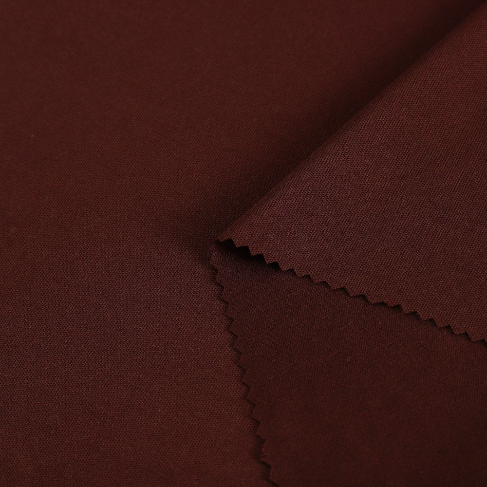 75D双面平板布 — 裁边与双面结构 / Cut Edge & Double-knit Structure