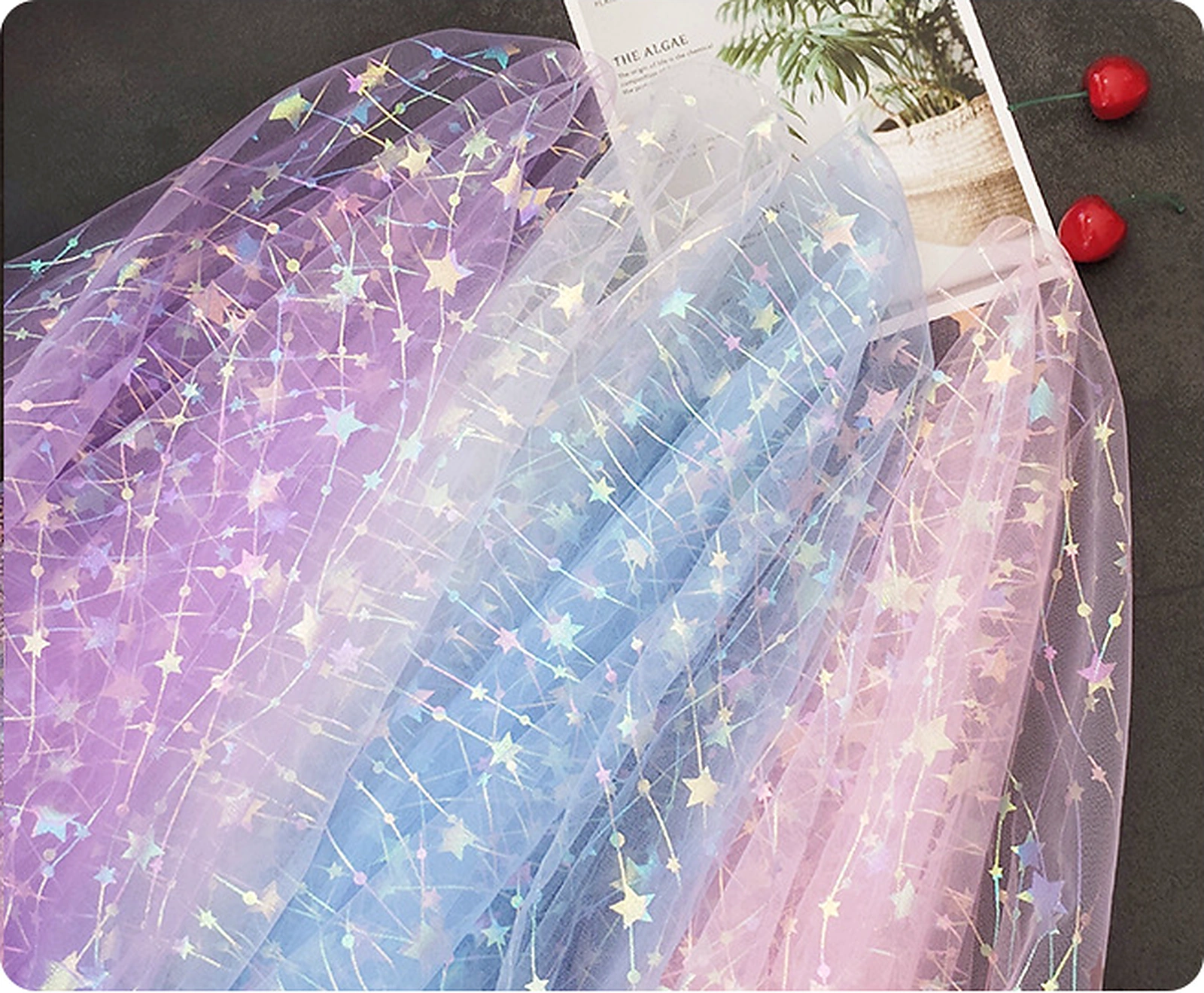 幻彩链条星星网布产品展示图